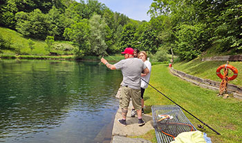 Fischen am Laghetto